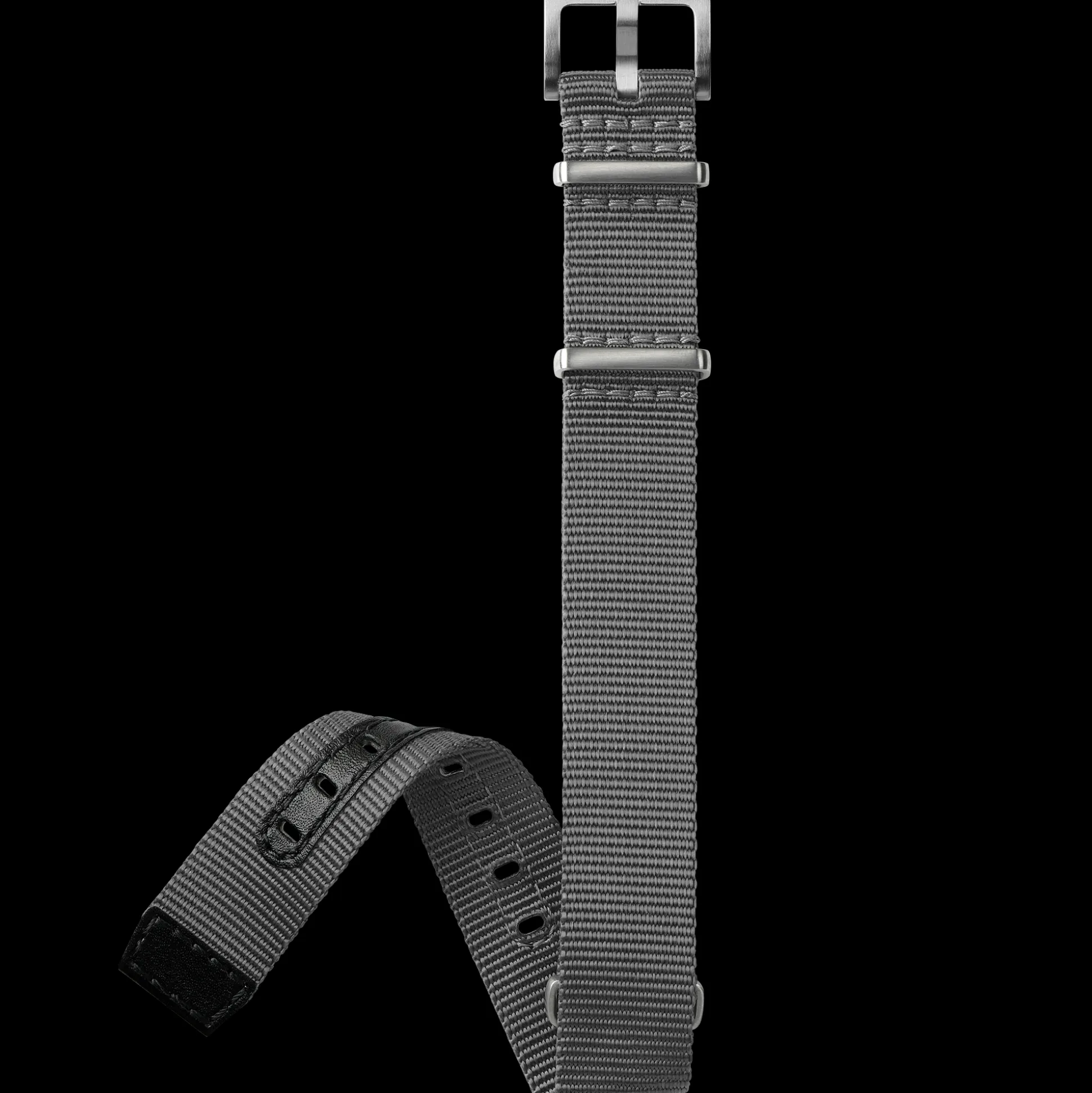 Khaki Aviation Bracelet Nato Gris 18mm Standard