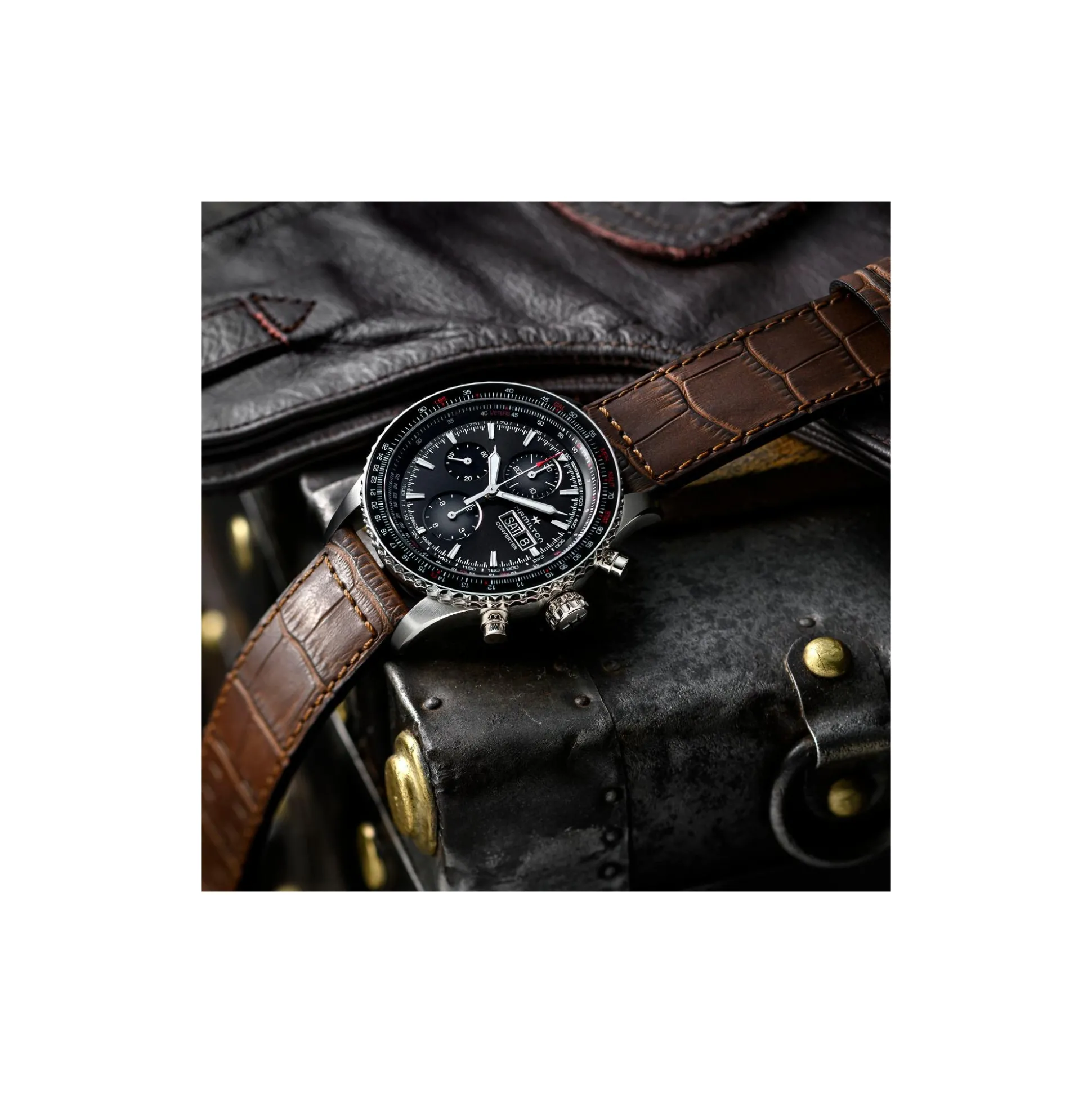 Khaki Aviation Converter Auto Chrono
