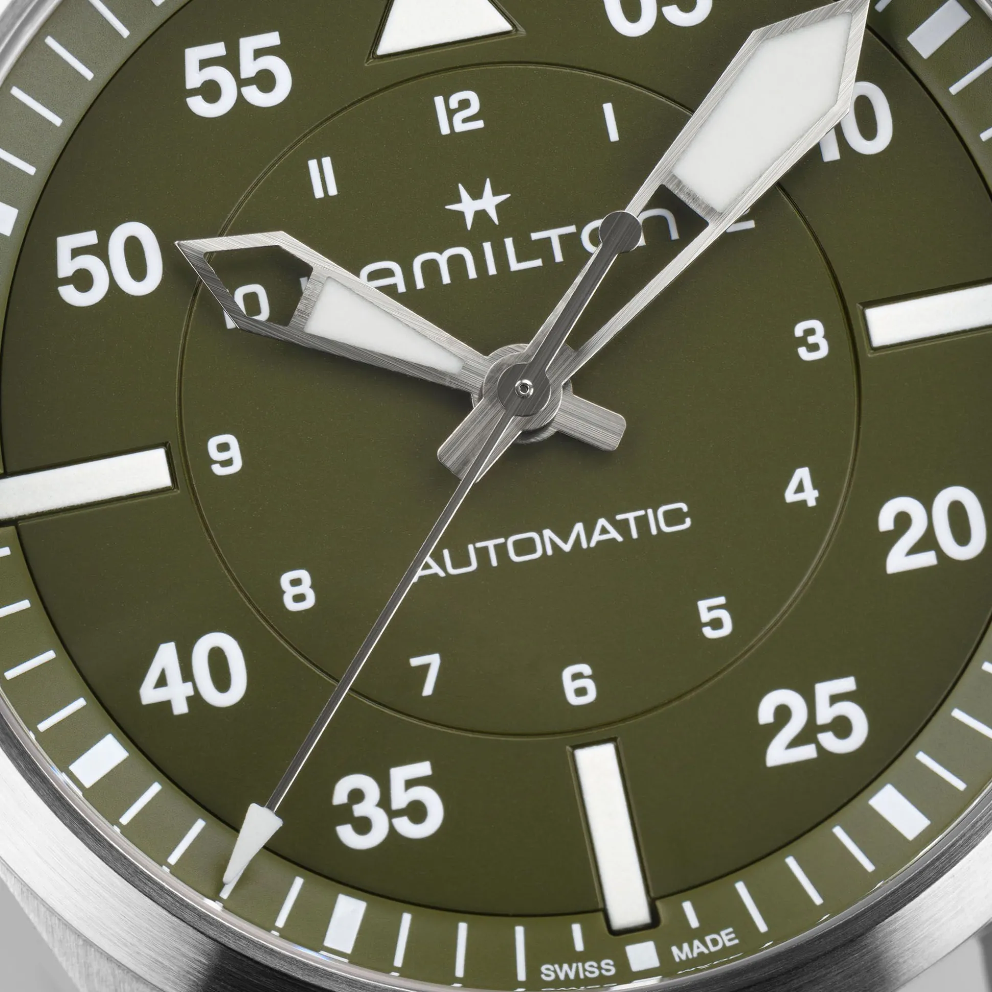Khaki Aviation Pilot Auto 39mm