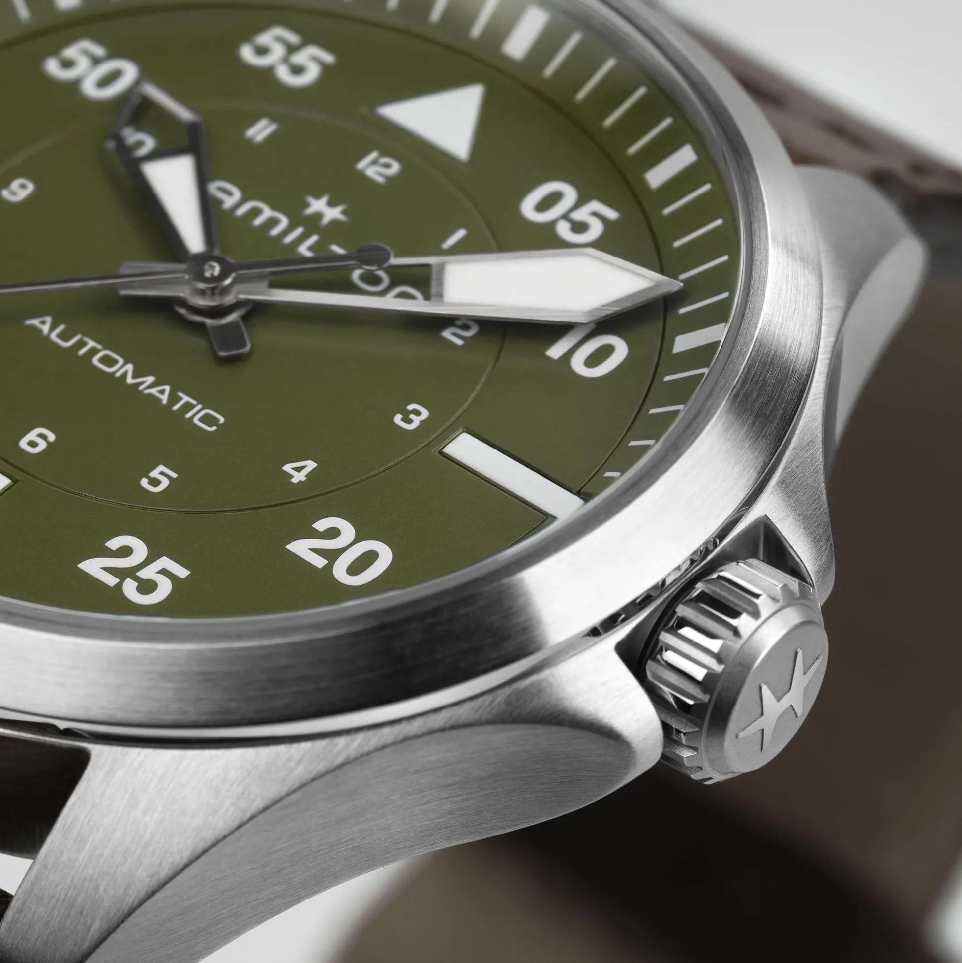 Khaki Aviation Pilot Auto 39mm