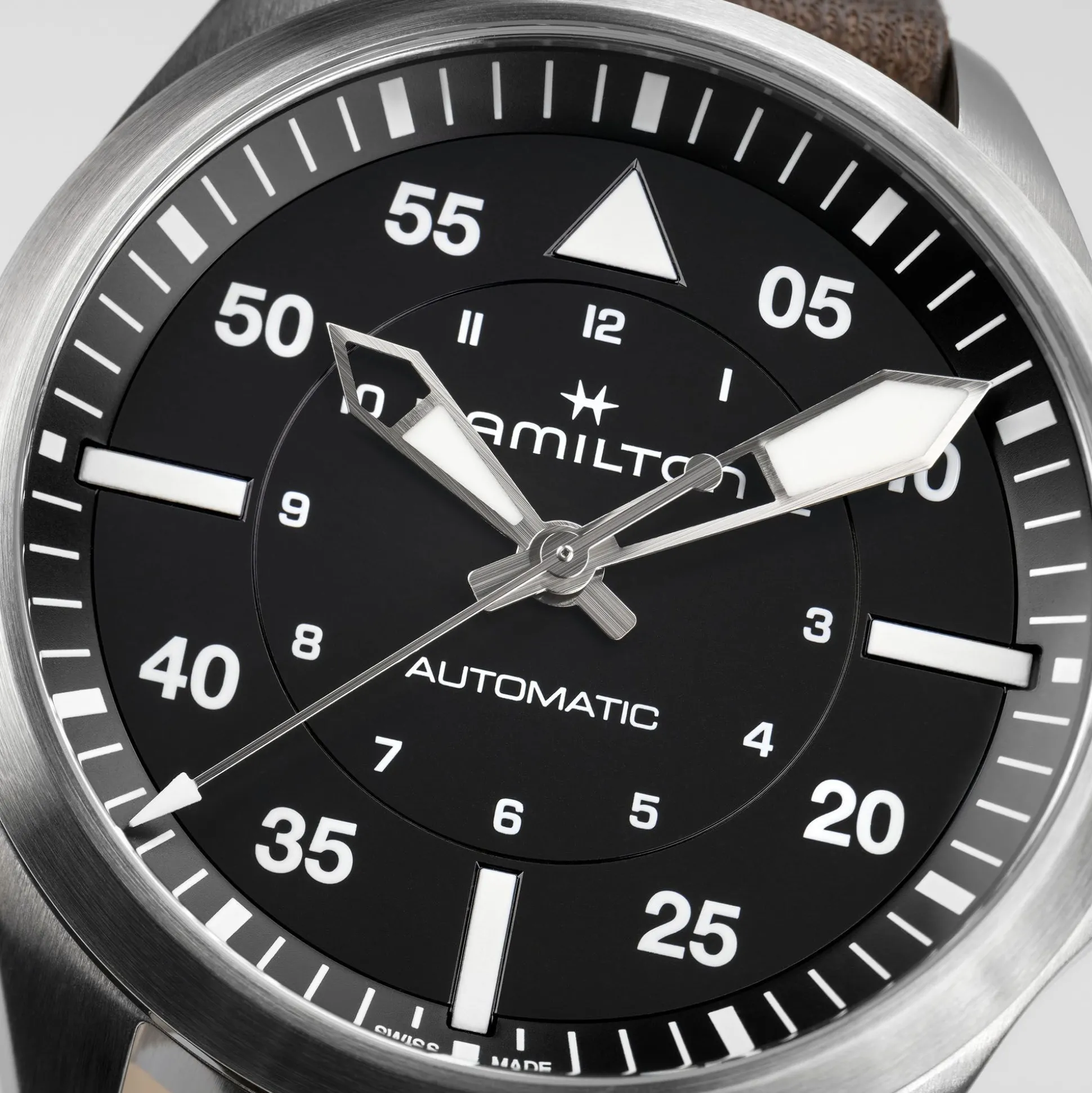 Khaki Aviation Pilot Auto 39mm