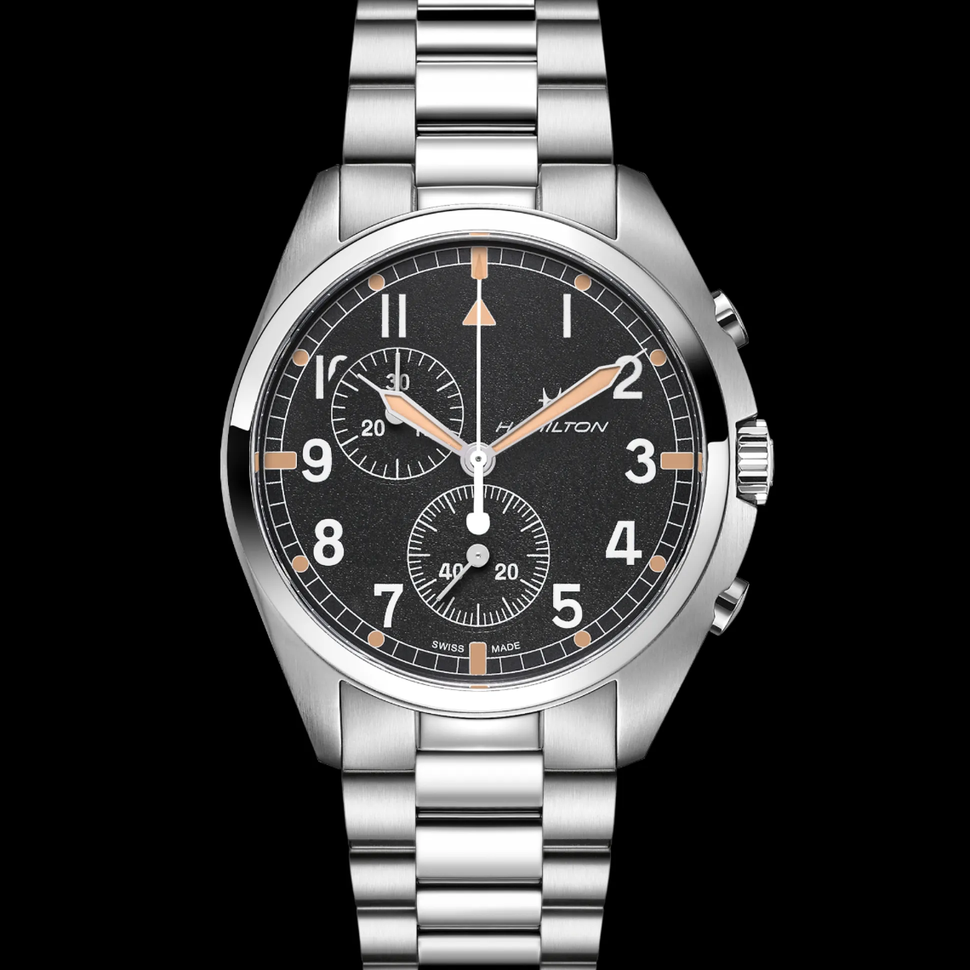 Khaki Aviation Pilot Pioneer Chrono Quartz