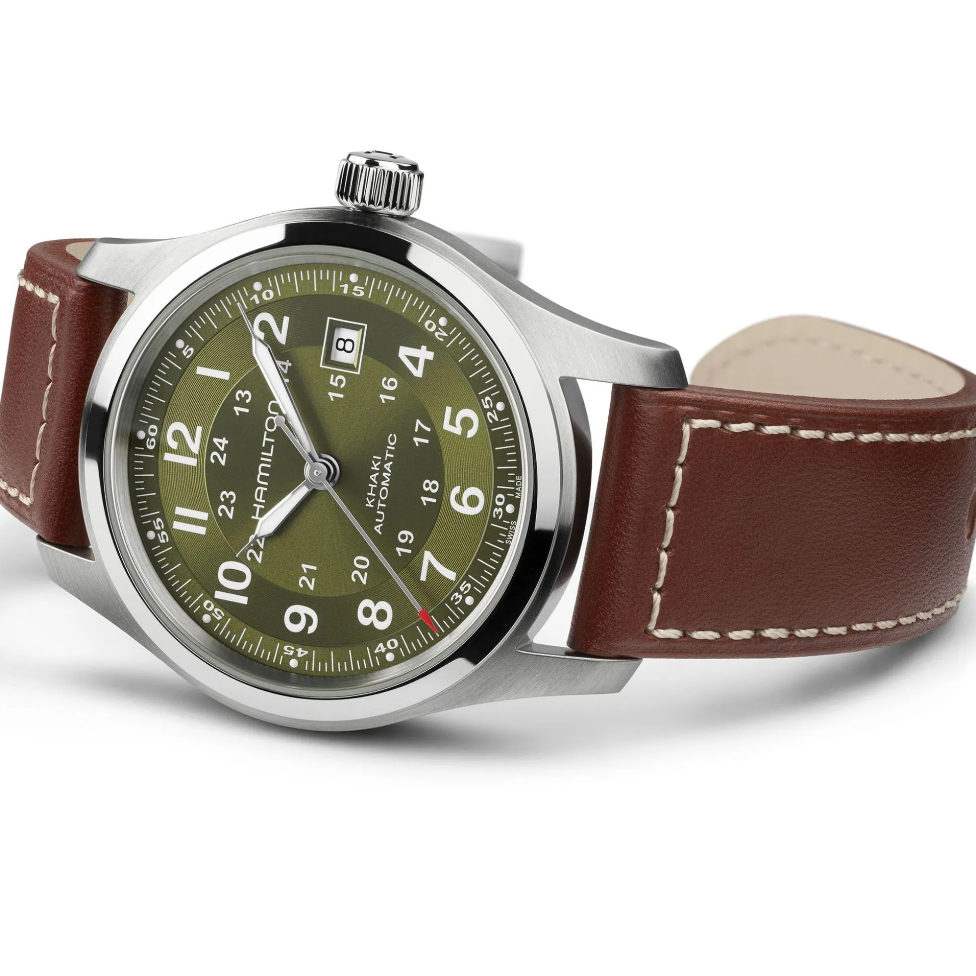 Khaki Field Auto 42 mm