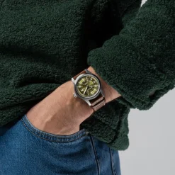 Khaki Field Auto 42 mm