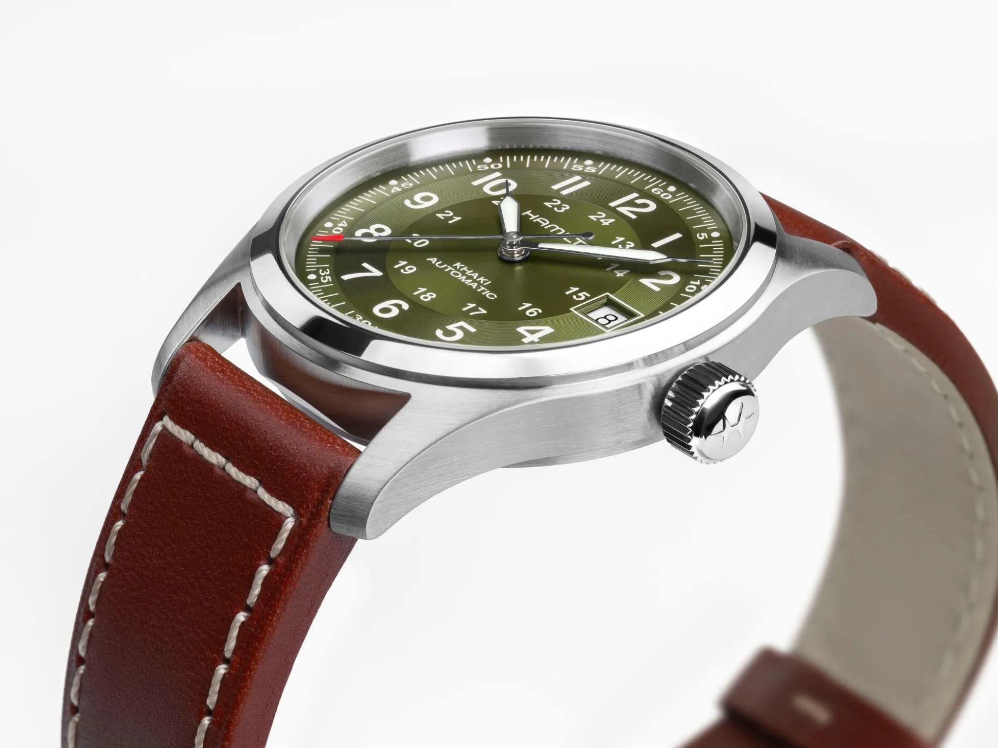 Khaki Field Auto 38 mm